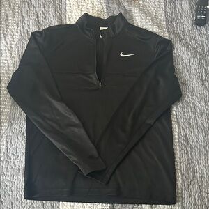 Nike Black Quarter-Zip Top